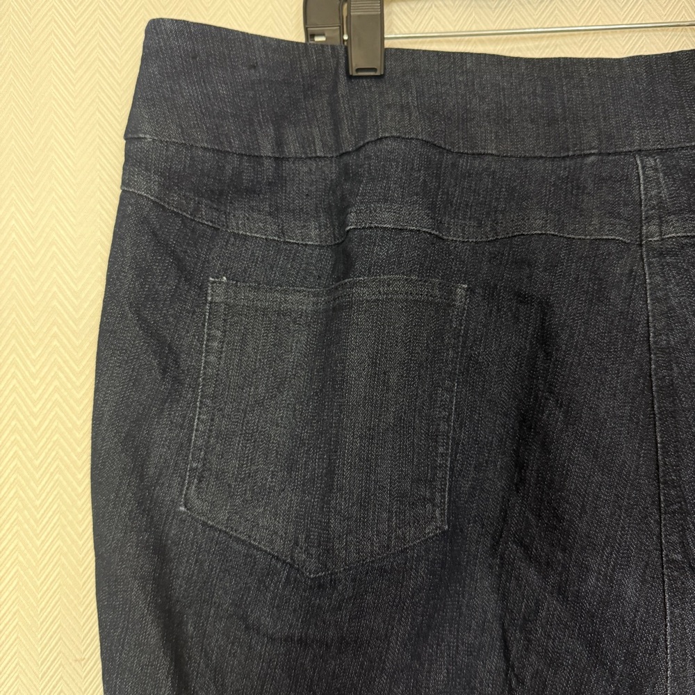 Slim Station by Multiples Dark Wash Denim Shorts Size 20W - Picture 5 of 6